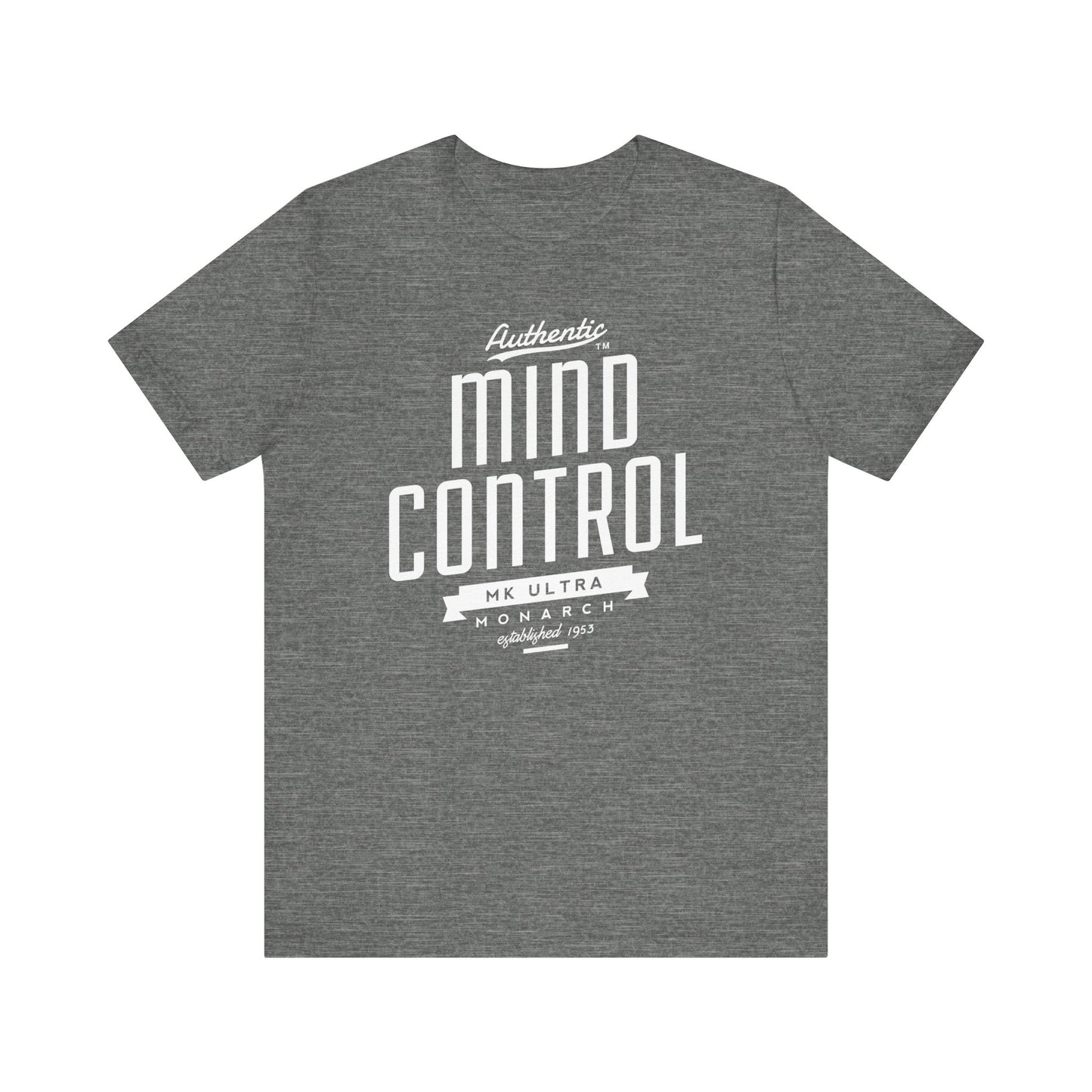 MK Ultra Mind Control Unisex Jersey Short Sleeve Tee
