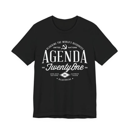 Agenda 21 Awareness Unisex Jersey Short Sleeve Tee