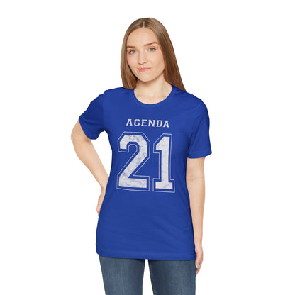 Agenda 21 Jersey-Style Unisex Jersey Short Sleeve Tee