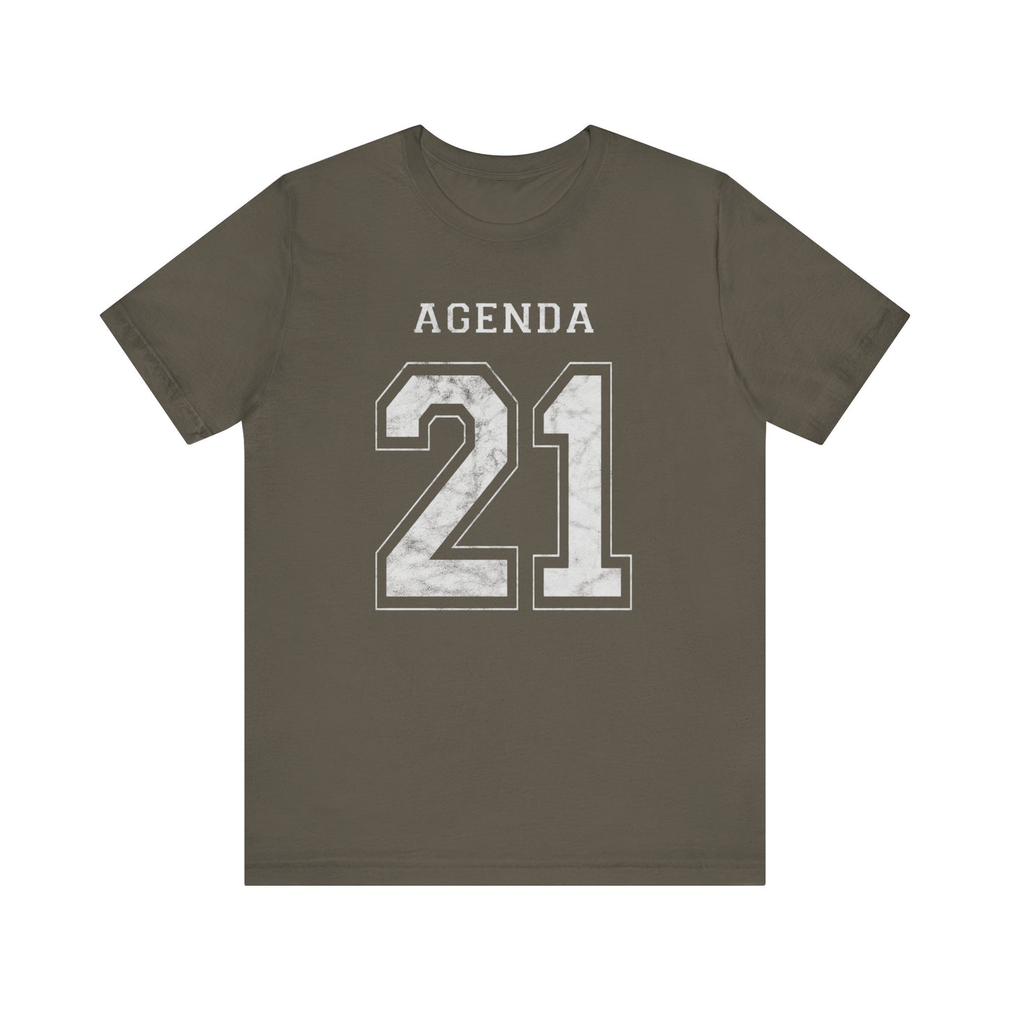 Agenda 21 Football Jersey Design Unisex Jersey Short Sleeve Tee