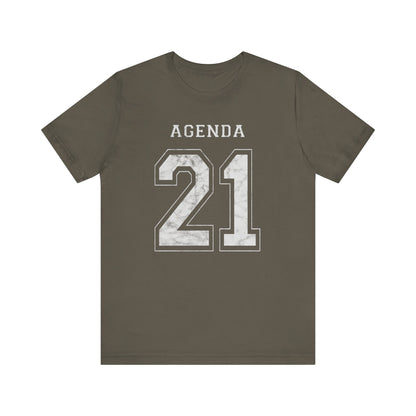 Agenda 21 Football Jersey Design Unisex Jersey Short Sleeve Tee