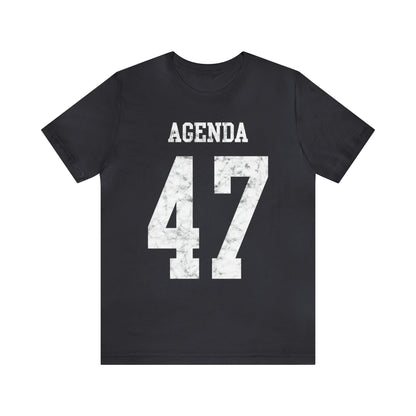 Agenda 47 Two-Sided Jersey-Style Unisex Jersey Short Sleeve Tee
