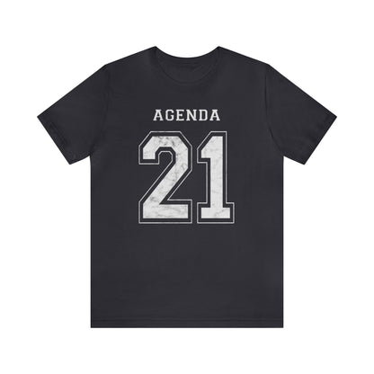 Agenda 21 Jersey-Style Unisex Jersey Short Sleeve Tee