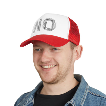 NO Word Cloud Trucker Hat