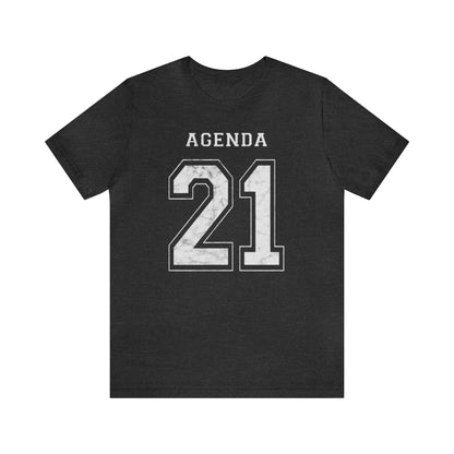 Agenda 21 Jersey-Style Unisex Jersey Short Sleeve Tee
