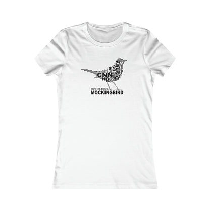 Operation Mockingbird Media Word Cloud Women's Favorite Tee