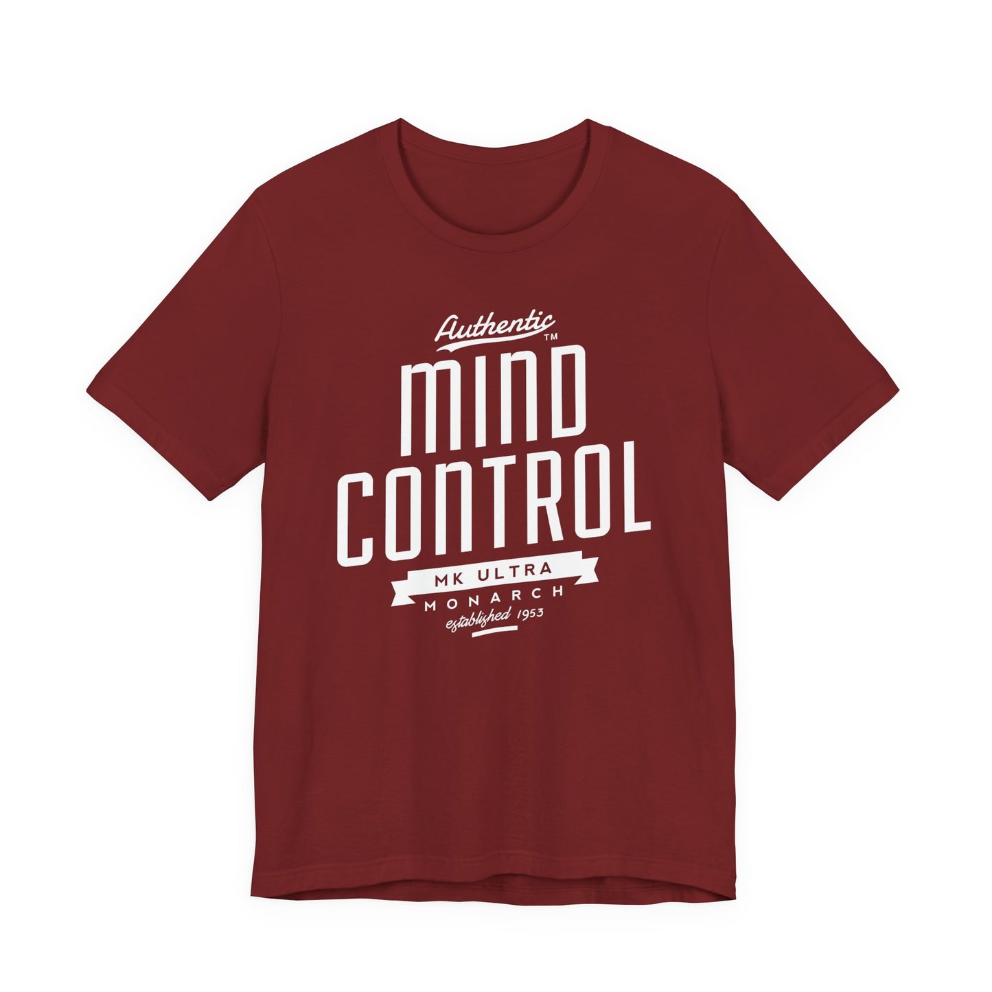MK Ultra Mind Control Unisex Jersey Short Sleeve Tee