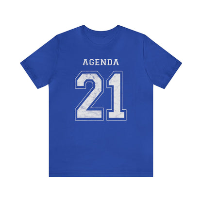 Agenda 21 Jersey-Style Unisex Jersey Short Sleeve Tee