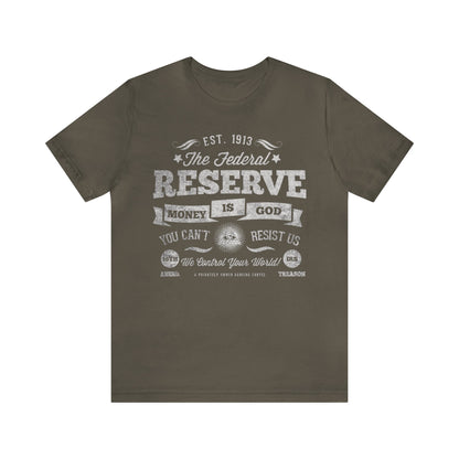 Federal Reserve Unisex Jersey Short Sleeve Tee