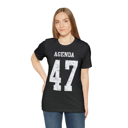 Agenda 47 Two-Sided Jersey-Style Unisex Jersey Short Sleeve Tee