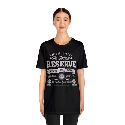 Federal Reserve Unisex Jersey Short Sleeve Tee