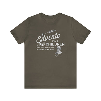 Educate The Children Unisex Jersey Short Sleeve Tee
