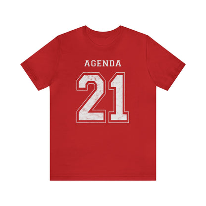 Agenda 21 Jersey-Style Unisex Jersey Short Sleeve Tee