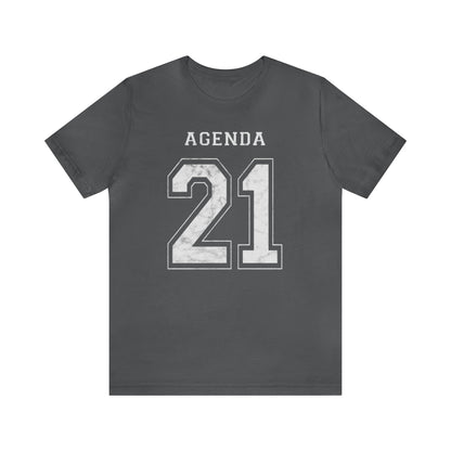 Agenda 21 Jersey-Style Unisex Jersey Short Sleeve Tee