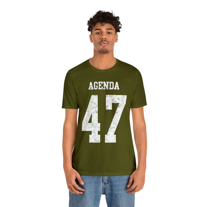 Agenda 47 Two-Sided Jersey-Style Unisex Jersey Short Sleeve Tee