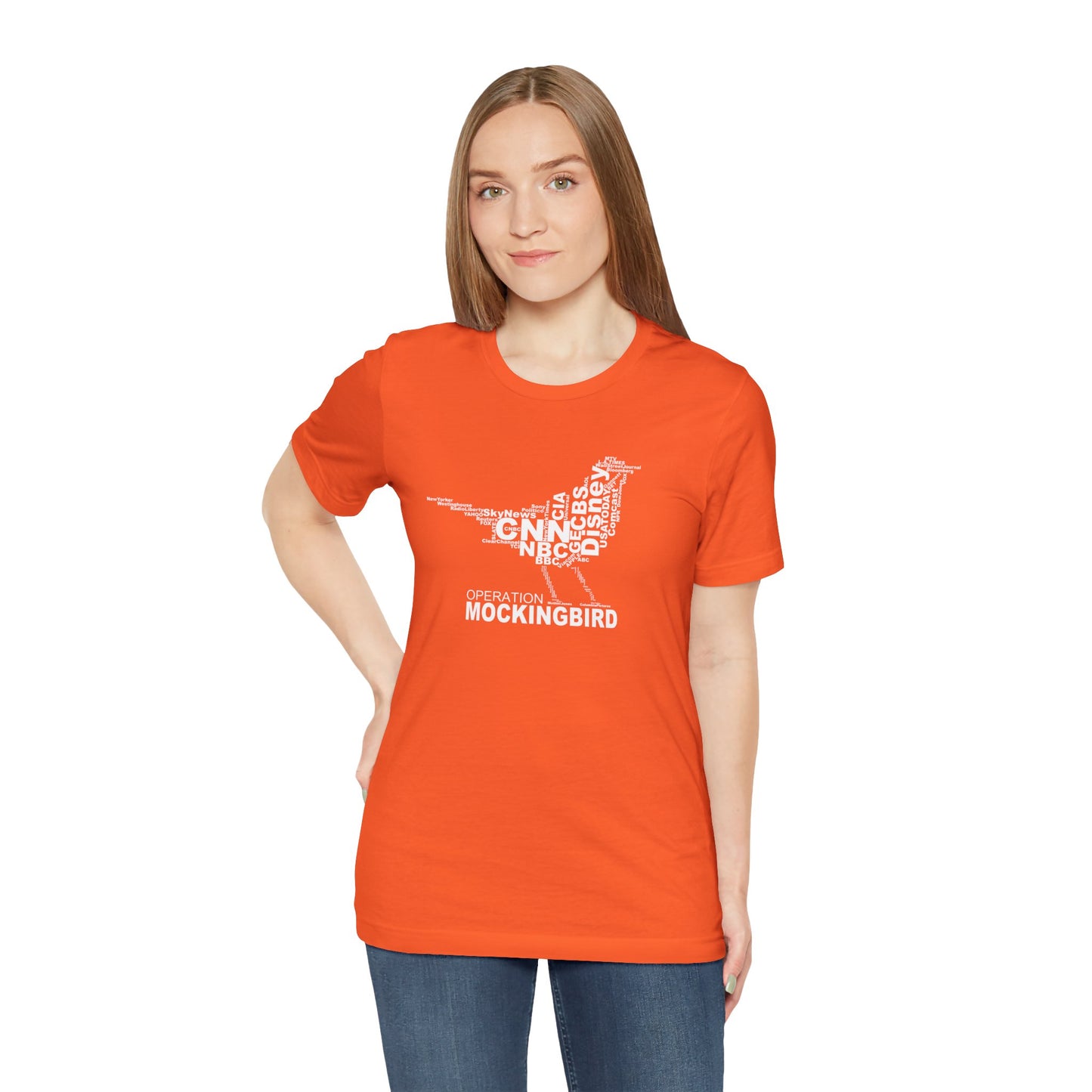 Operation Mockingbird Word Cloud Unisex Jersey Short Sleeve Tee