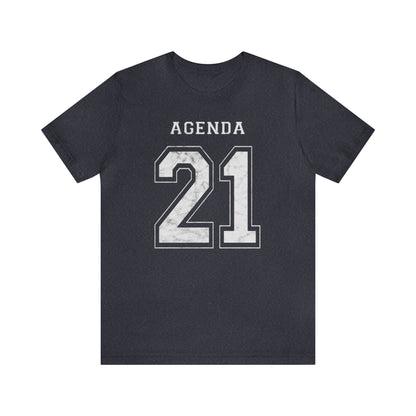 Agenda 21 Jersey-Style Unisex Jersey Short Sleeve Tee