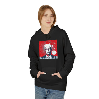 Klaus Schwab Yule Get Nothing And Be Happy Softstyle Fleece Hoodie