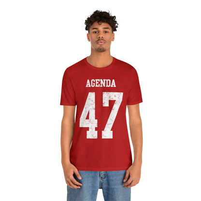 Agenda 47 Two-Sided Jersey-Style Unisex Jersey Short Sleeve Tee