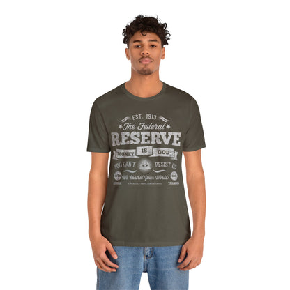 Federal Reserve Unisex Jersey Short Sleeve Tee