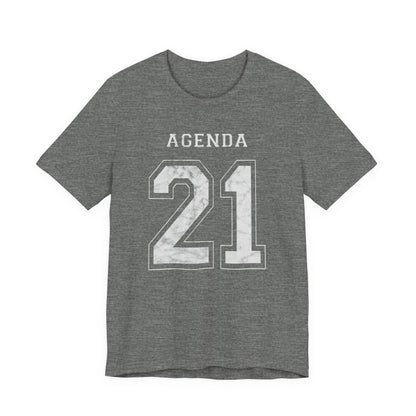 Agenda 21 Football Jersey Design Unisex Jersey Short Sleeve Tee
