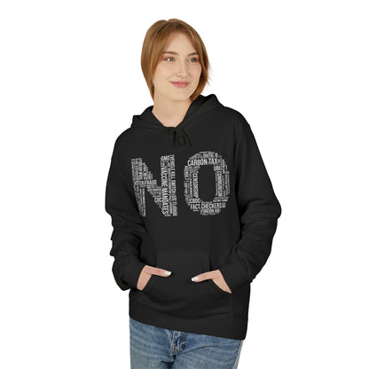 NO Word Cloud Softstyle Fleece Hoodie