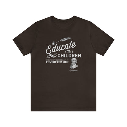 Educate The Children Unisex Jersey Short Sleeve Tee