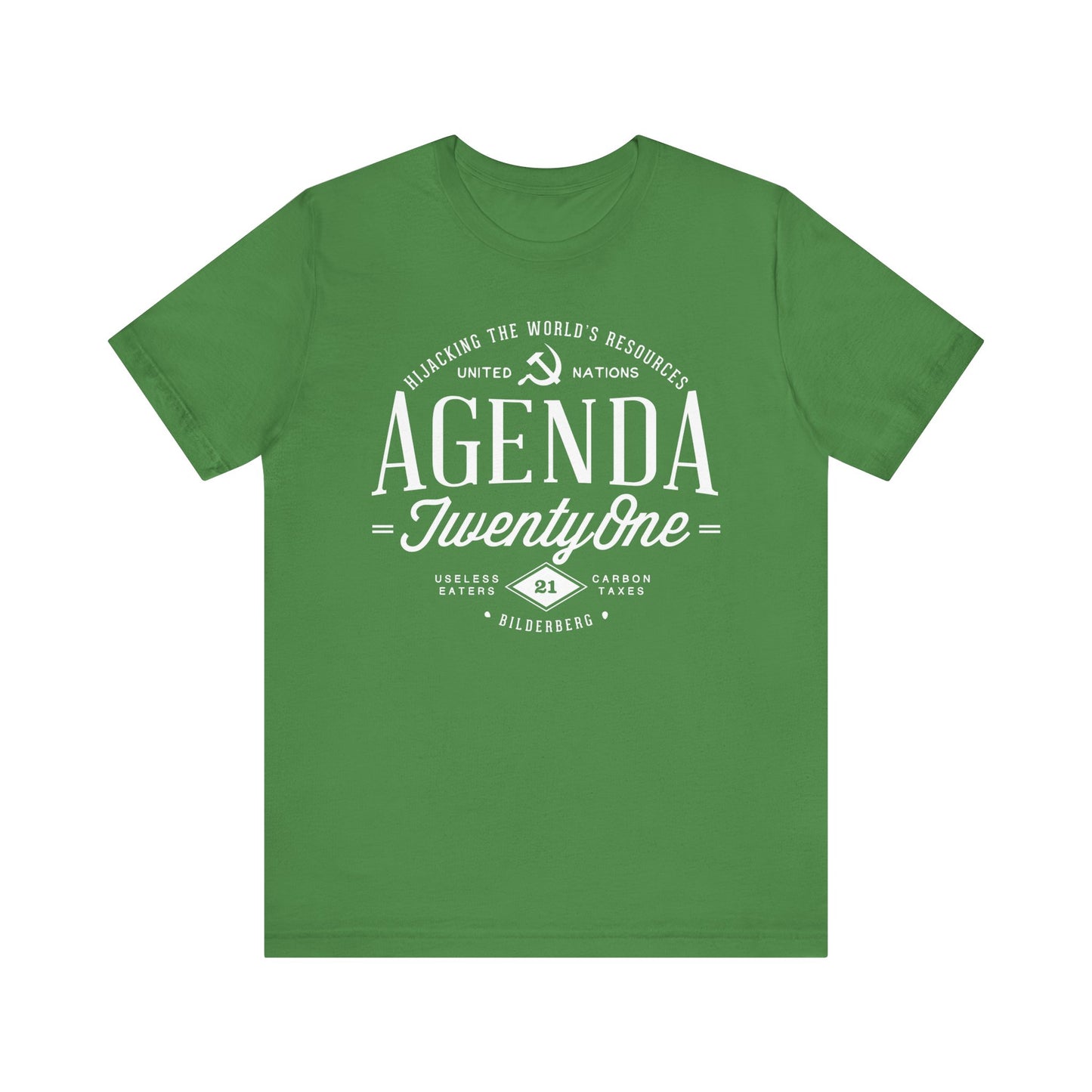 Agenda 21 Awareness Unisex Jersey Short Sleeve Tee