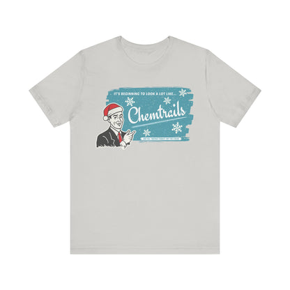 It's beginning to look a lot like... Chemtrails Holiday Unisex Jersey Short Sleeve Tee
