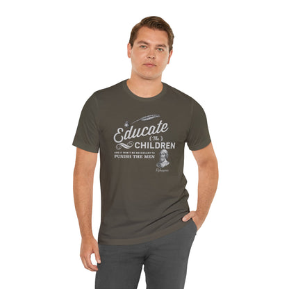 Educate The Children Unisex Jersey Short Sleeve Tee