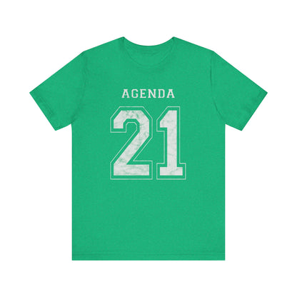 Agenda 21 Football Jersey Design Unisex Jersey Short Sleeve Tee