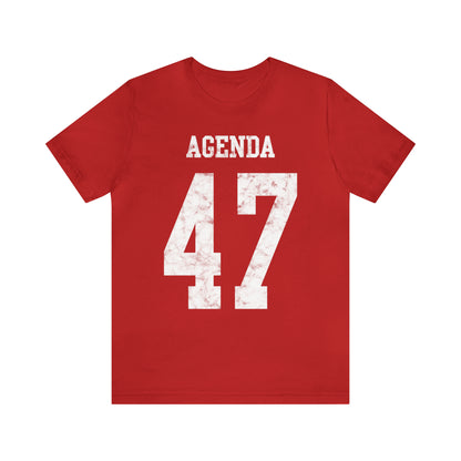 Agenda 47 Two-Sided Jersey-Style Unisex Jersey Short Sleeve Tee