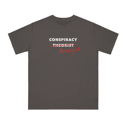 Conspiracy Analyst Organic Cotton Unisex Classic T-Shirt