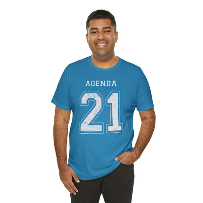 Agenda 21 Jersey-Style Unisex Jersey Short Sleeve Tee