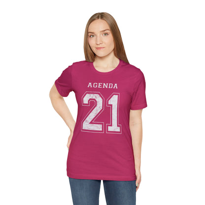Agenda 21 Jersey-Style Unisex Jersey Short Sleeve Tee