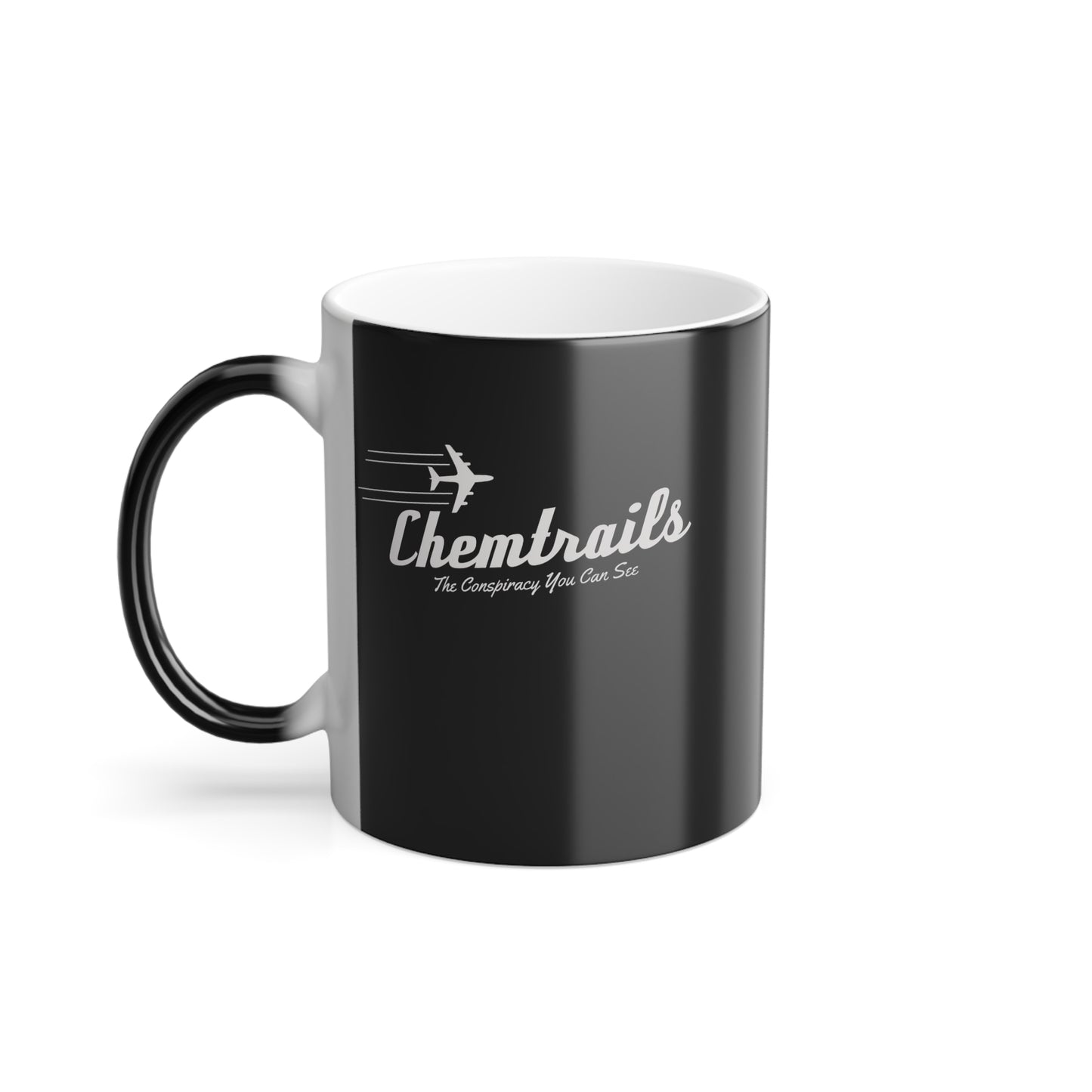 Heat-Reactive Disappearing Chemtrails Mug, 11oz