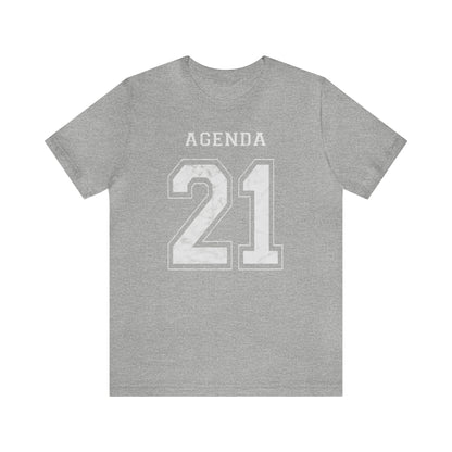 Agenda 21 Jersey-Style Unisex Jersey Short Sleeve Tee