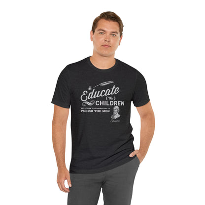 Educate The Children Unisex Jersey Short Sleeve Tee