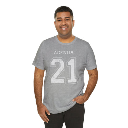 Agenda 21 Jersey-Style Unisex Jersey Short Sleeve Tee