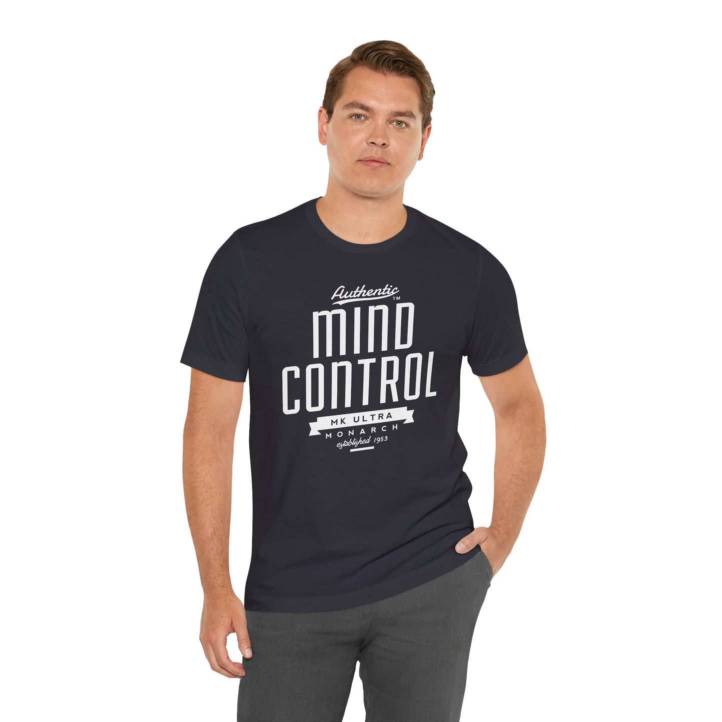 MK Ultra Mind Control Unisex Jersey Short Sleeve Tee