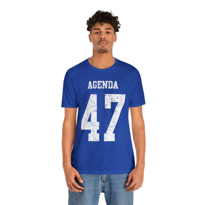 Agenda 47 Two-Sided Jersey-Style Unisex Jersey Short Sleeve Tee