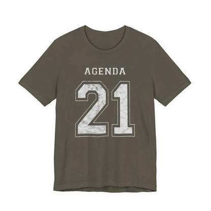 Agenda 21 Football Jersey Design Unisex Jersey Short Sleeve Tee