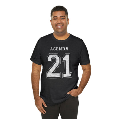 Agenda 21 Jersey-Style Unisex Jersey Short Sleeve Tee