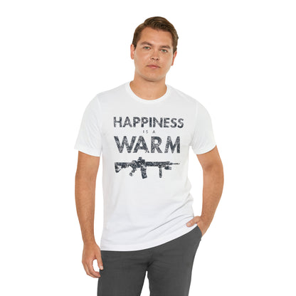 Happiness Is A Warm Gun Unisex Jersey Short Sleeve Tee