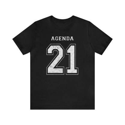 Agenda 21 Jersey-Style Unisex Jersey Short Sleeve Tee