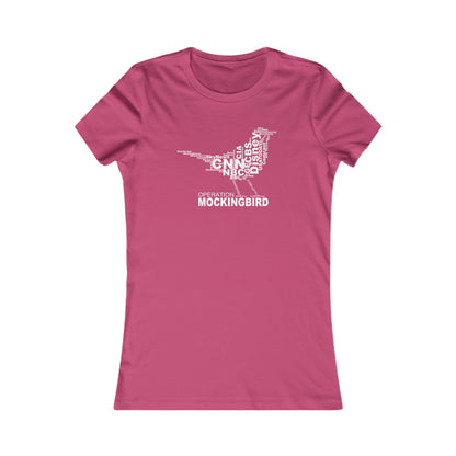 Operation Mockingbird Media Word Cloud Women's Favorite Tee