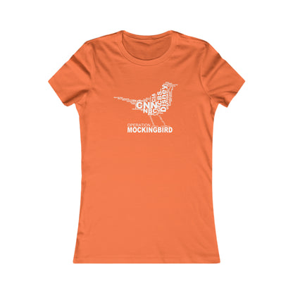 Operation Mockingbird Media Word Cloud Women's Favorite Tee