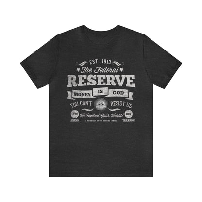 Federal Reserve Unisex Jersey Short Sleeve Tee