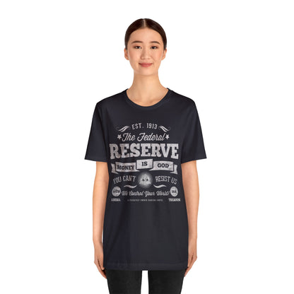 Federal Reserve Unisex Jersey Short Sleeve Tee